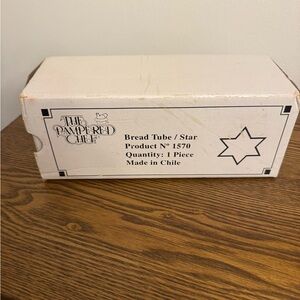 Pampered Chef Valtrompia Bread Star Tube (Product N° 1570) NWOT